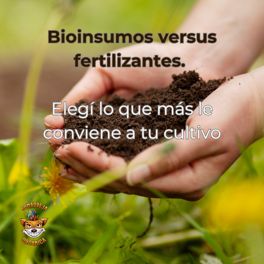 Bioinsumos versus fertilizantes. Elegí lo que más le conviene  a tu cultivo